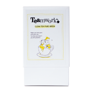 Clean Tea Pure Green biodegradable pyramid bags - TEAmwork Tea Fairtrade & Organic