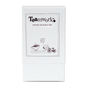 Hipster Tea Black Chai biodegradable pyramid bags - TEAmwork Tea Fairtrade & Organic