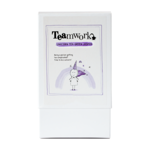 Unicorn Tea Green Jasmin biodegradable pyramid bags - TEAmwork Tea Fairtrade & Organic